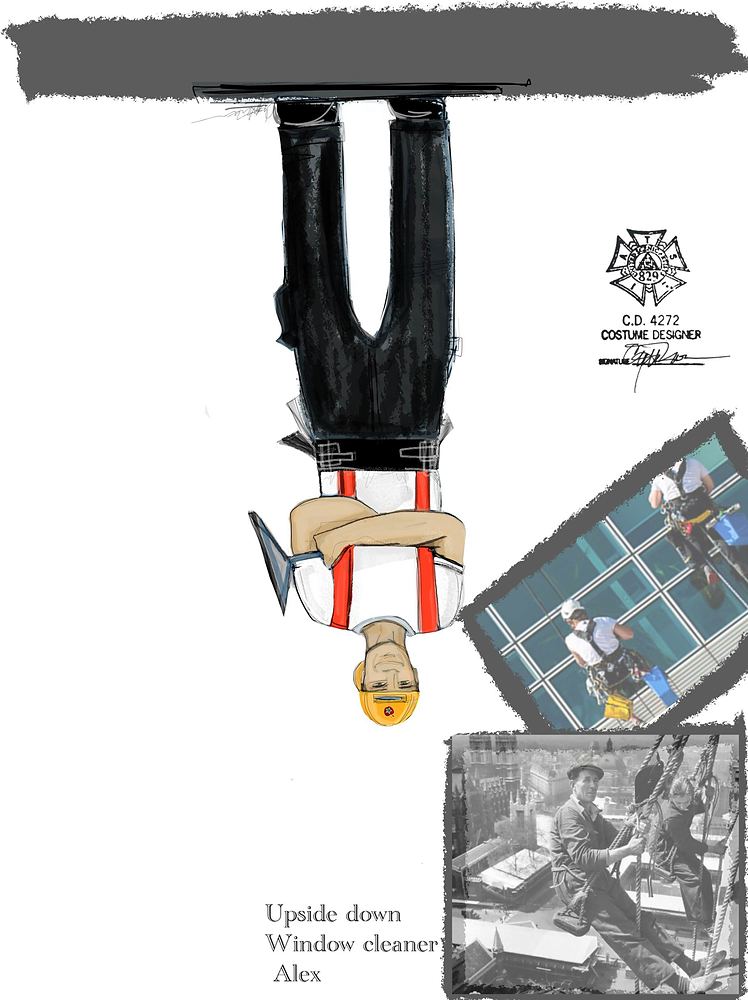 Big Apple Circus: Hometown Playground: costume sketch. Costume sketch by Cynthia Nordstrom