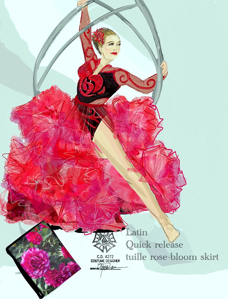 Big Apple Circus: Hometown Playground: costume sketch. Costume sketch by Cynthia Nordstrom