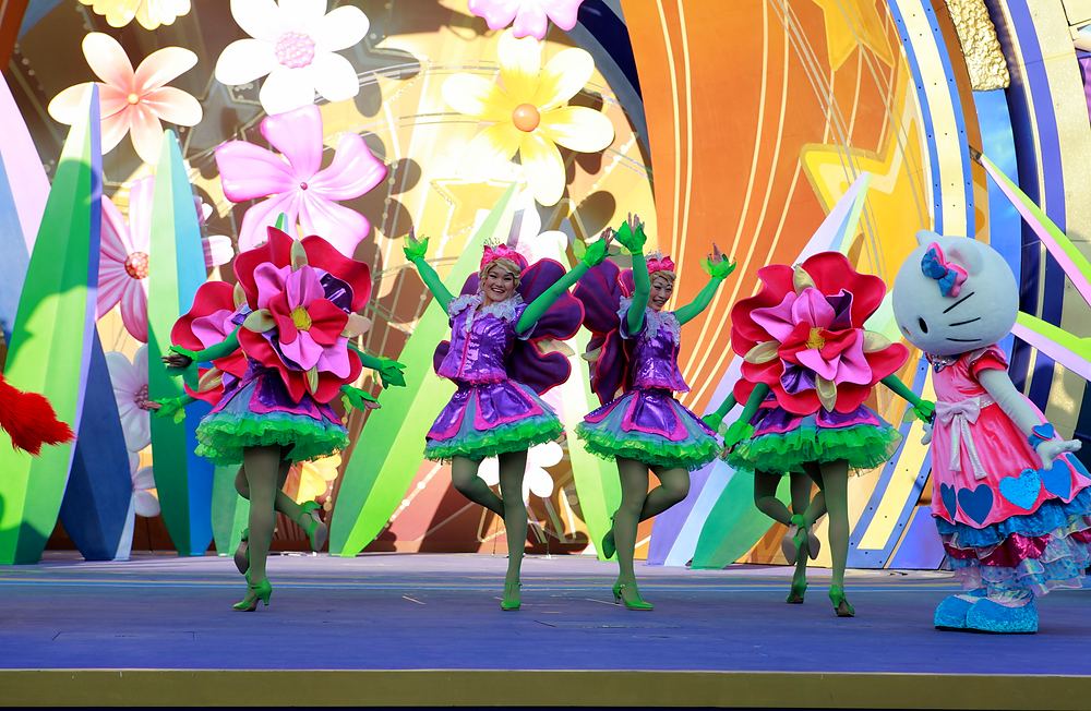 Dreams Are Universal, Universal Studios Japan 10th anniversary show. Costume design by Cynthia Nordstrom