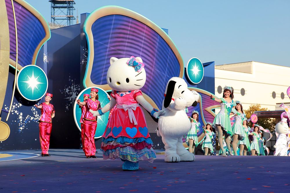 Dreams Are Universal, Universal Studios Japan 10th anniversary show. Costume design by Cynthia Nordstrom