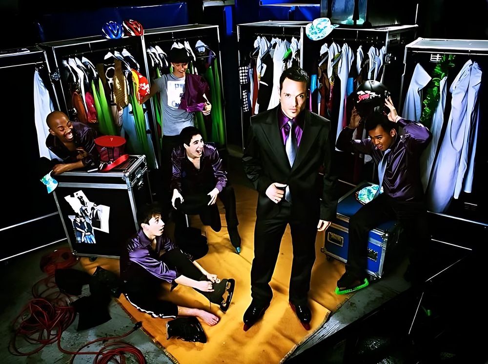 Holiday On Ice Speed: backstage with the costumes. Costume design by Cynthia Nordstrom
