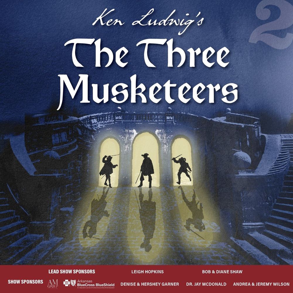 Poster art for Ken Ludwig's The Three Musketeers