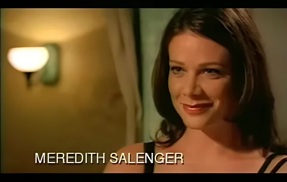 My Best Friend's Wife: trailer frame, red dress park. Costume design by Cynthia Nordstrom