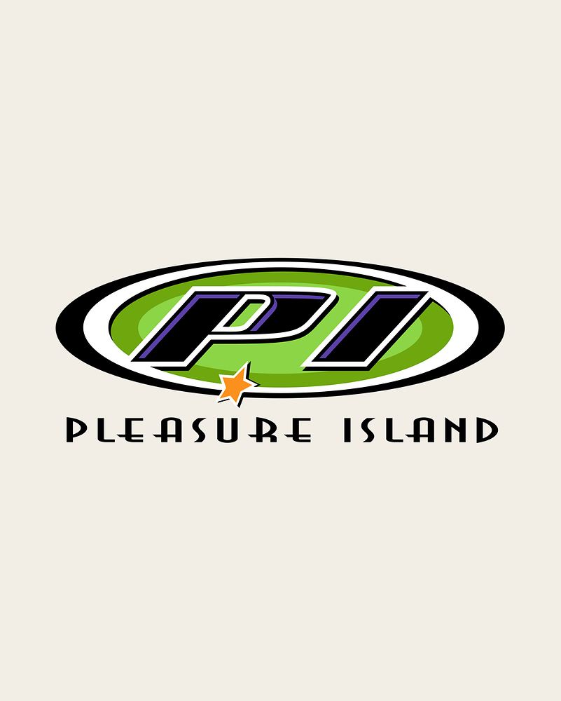 The Pleasure Island logo, designed by Cynthia Nordstrom