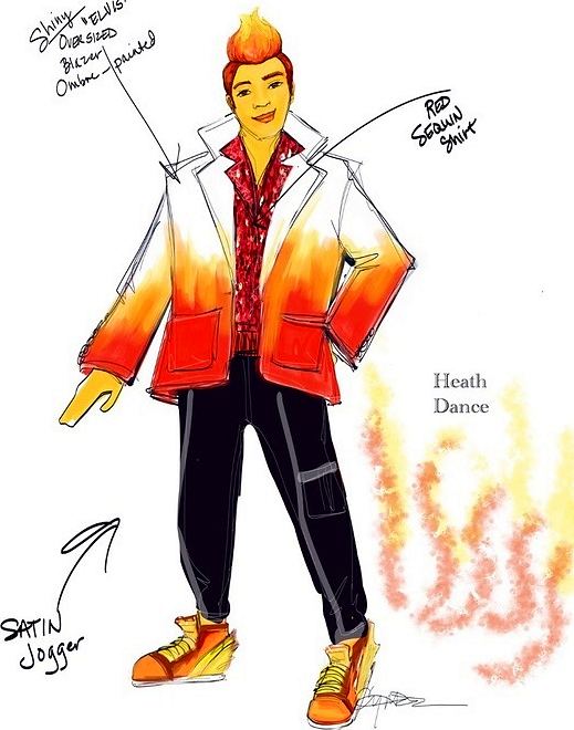 Monster High Live: costume sketch. Costume sketch by Cynthia Nordstrom