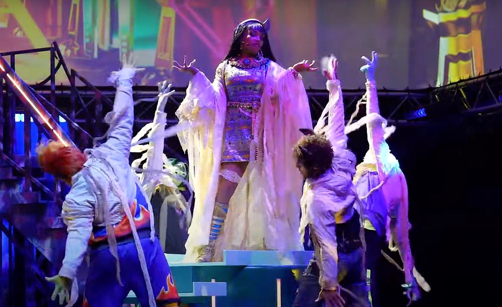 Monster High Live: rehearsal and performance still 1. Costume design by Cynthia Nordstrom