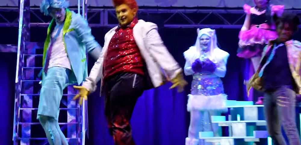 Monster High Live: rehearsal and performance still 2. Costume design by Cynthia Nordstrom