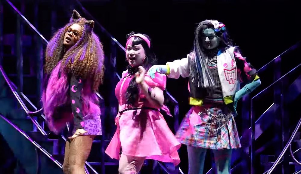 Monster High Live: rehearsal and performance still 7. Costume design by Cynthia Nordstrom