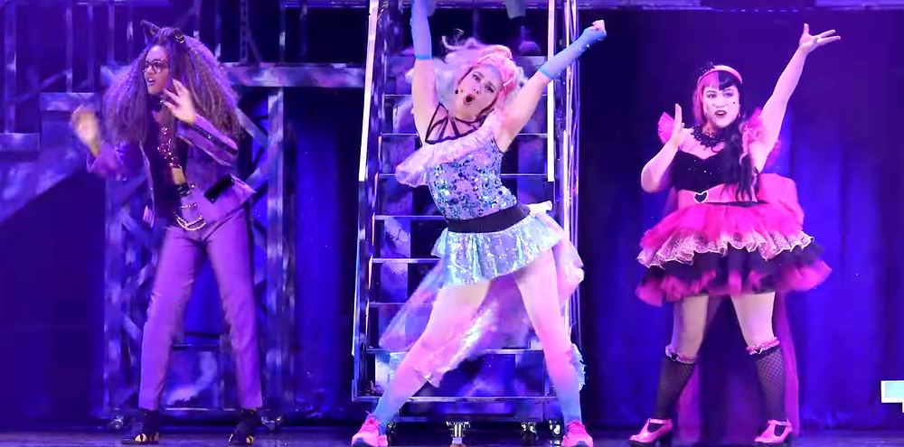 Monster High Live: rehearsal and performance still 15. Costume design by Cynthia Nordstrom